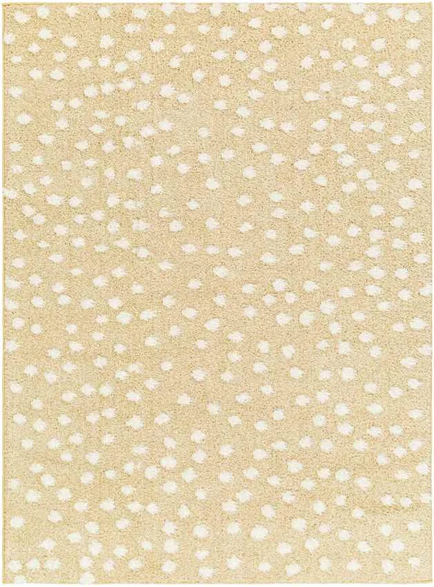 Nyisha Modern Saffron/Ivory Area Rug