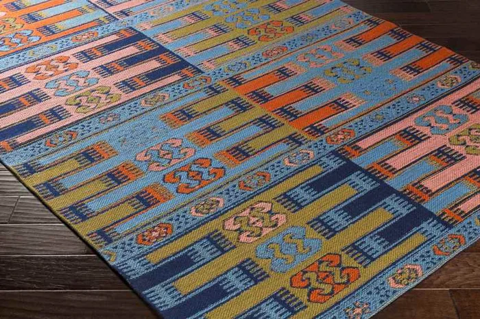 Odoorn Global Sky Blue Area Rug
