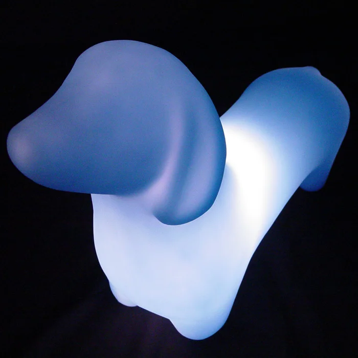 Offi Dachshund Pet Lamp in Sky Blue