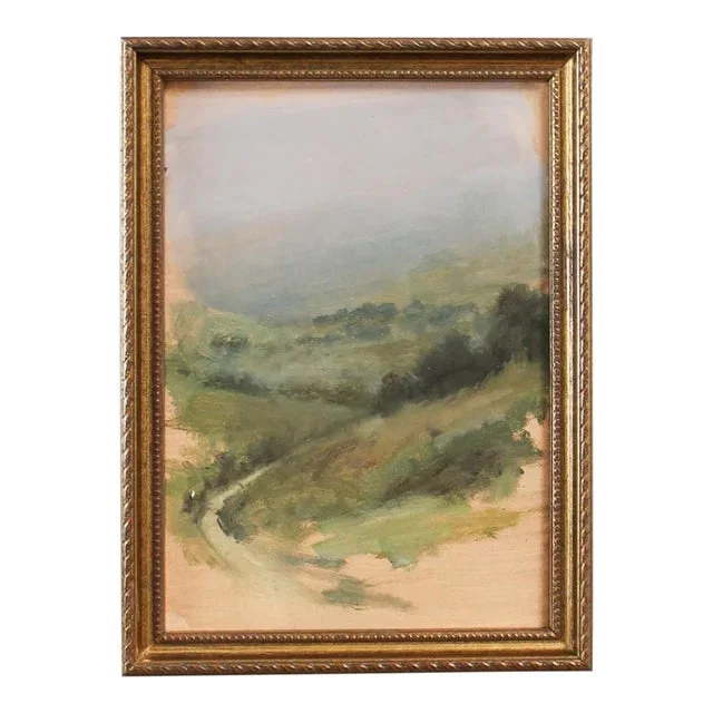 Original Oil Jess Blazewski Landscape, Framed