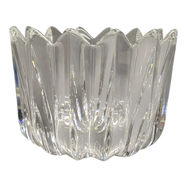 Orrefors Crystal Fleur Bowl