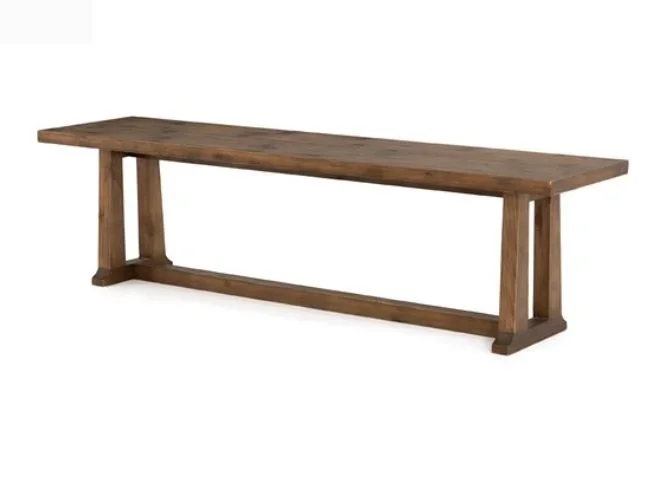 Otto Dining Bench-71″-Waxed Bleached Pine