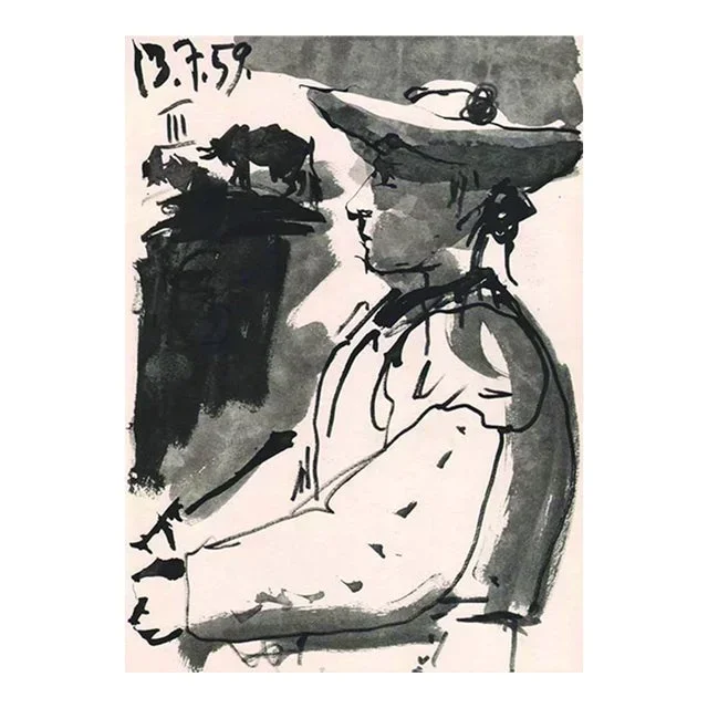 Pablo Picasso Toros Y Toreros 3 Dated 13/7/59