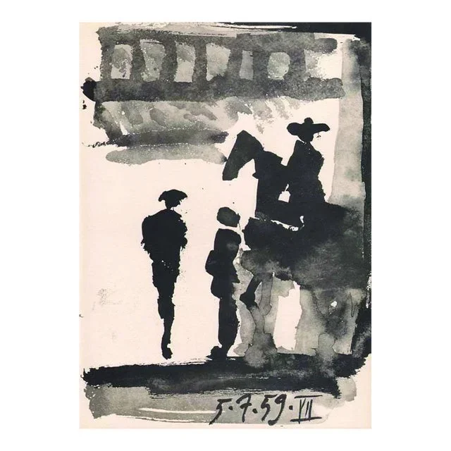 Pablo Picasso Toros Y Toreros 7 Dated 5/7/59