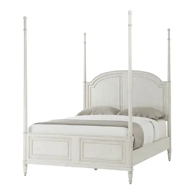 Painted Queen Posted Bed