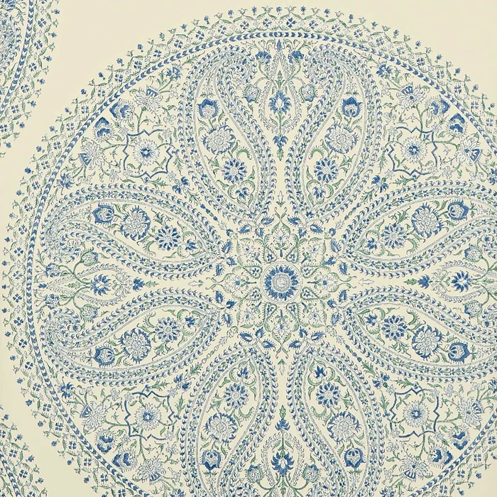 Paisley Circles Wallpaper – Blue – DCAVPC103 – Sanderson