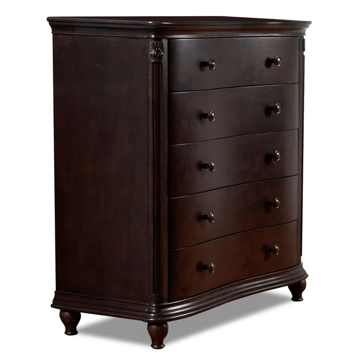 Pali Gardena 5 Drawer Dresser in Mocacchino