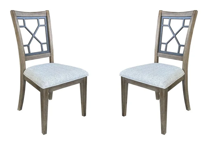 Parker House – Sundance Dining – Sandstone Grid Dining Chair (Set of 2) – DSUN#2018-2-SS_CLOSEOUT