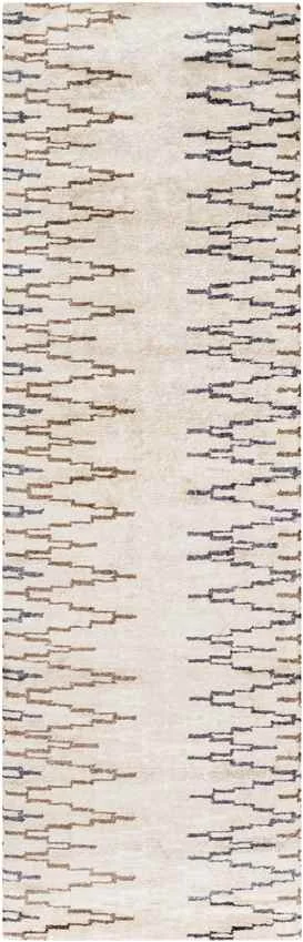 Parlier Modern Khaki/White Area Rug
