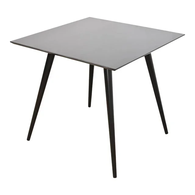 Paul McCobb Planner Group Black Lacquered Dining or Game Table, Newly Refinished