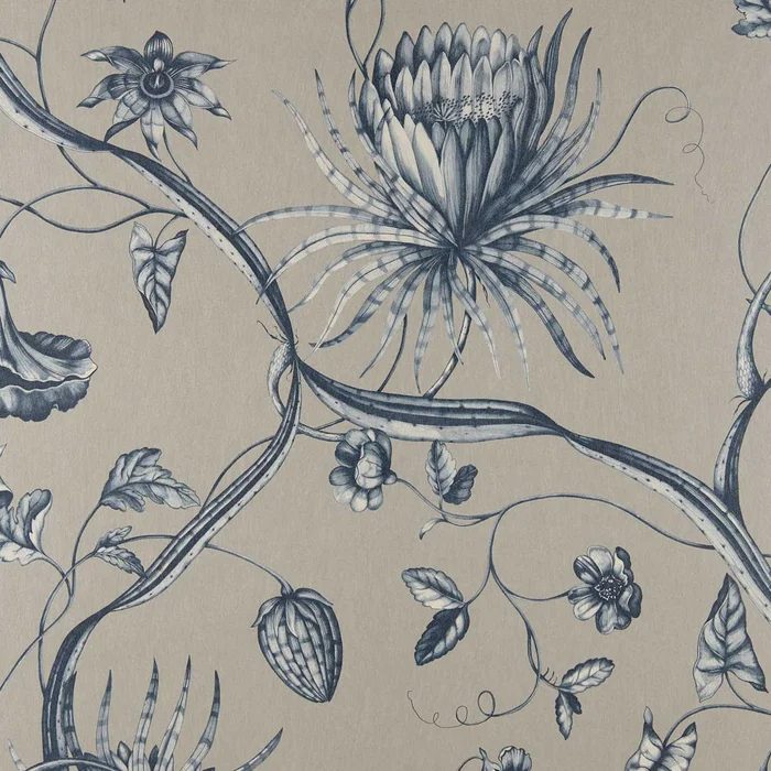 Phaedra Wallpaper – Prussian Blue – ZPHA312622 – Zoffany