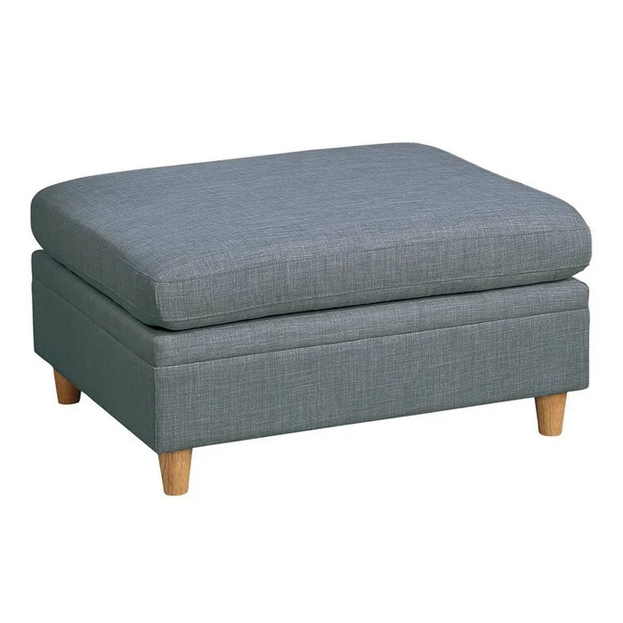 Plush Square Storage Ottoman with Ultra Soft Padding & Modern Design