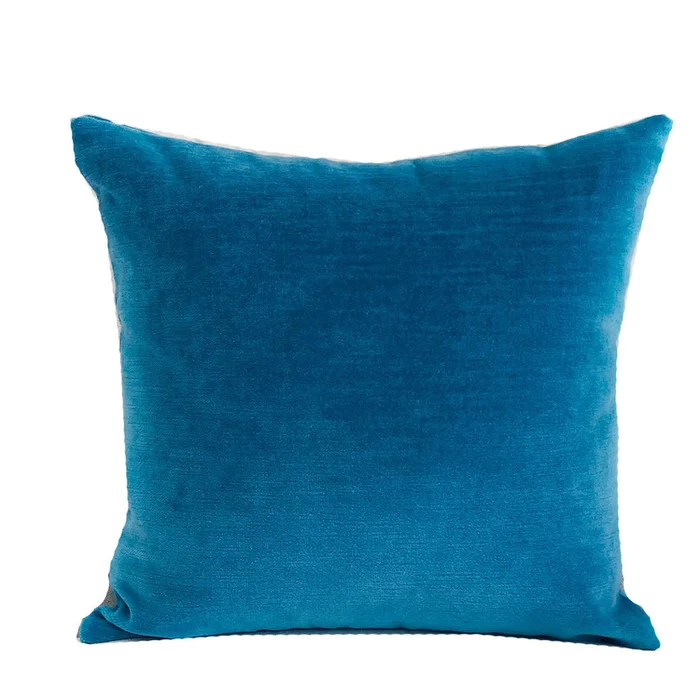 Plutus Brands Aqua Dulce Teal Handmade Luxury Pillow
