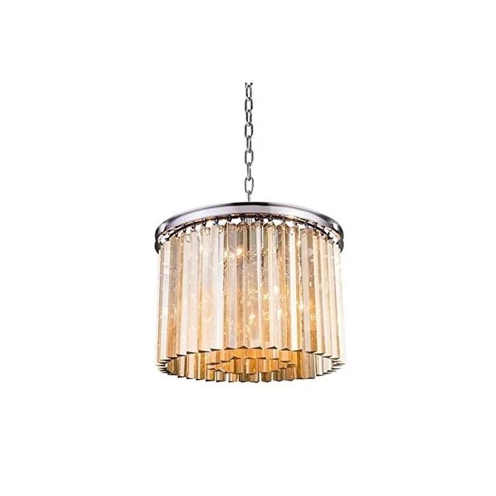 Polished Nickel Sydney 6 Light Pendant