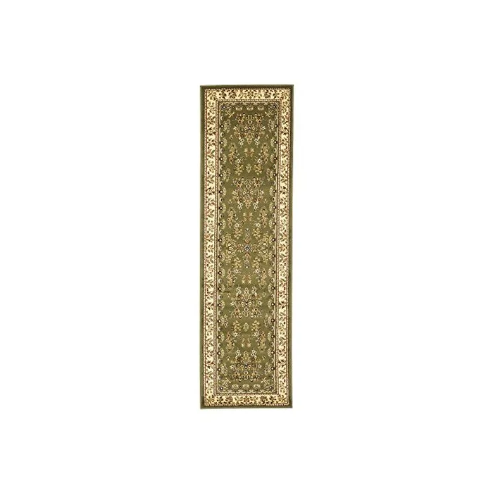 Polypropylene Traditional Sage/Ivory Runner 12′ x 2’3 WShaped Design – Safavieh