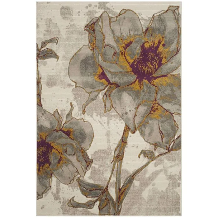 Porcello Ivory/Grey Large Rectangle Rug