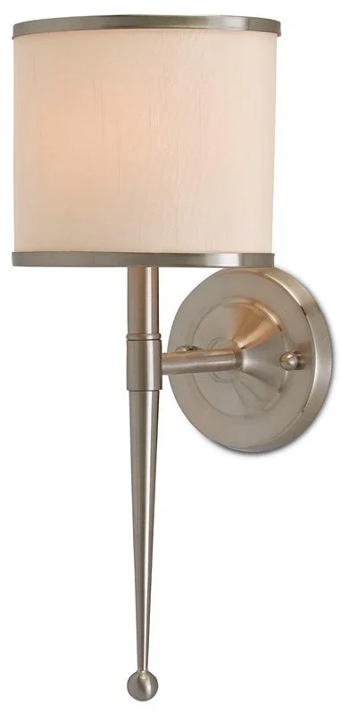 Primo Cream Nickel Wall Sconce