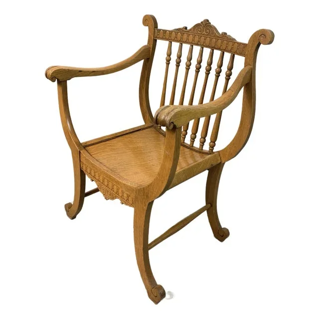 Quarter Sawn Oak Dante Chair