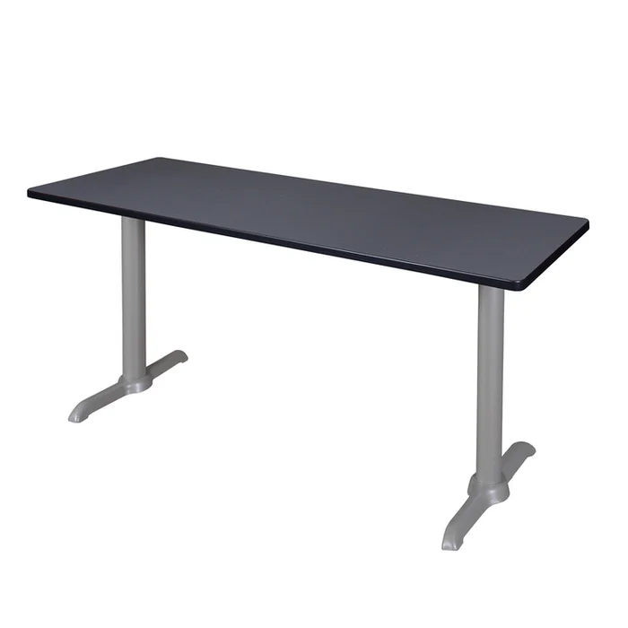 Regency Cain 60″ x 24″ Training Table- Grey/ Grey Base