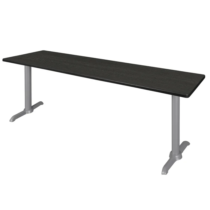 Regency Cain 84″ x 24″ Training Table- Ash Grey/ Grey Base