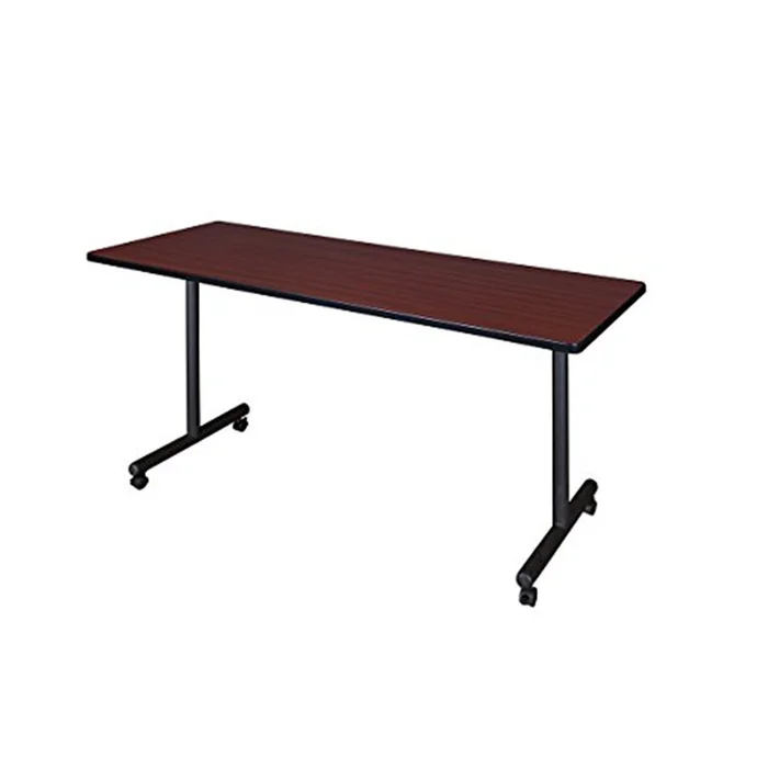 Regency Kobe 60″ x 24″ Mobile Training Table- Mahogany