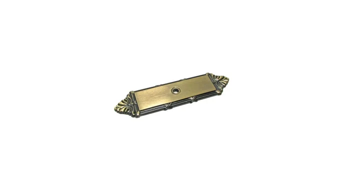 Richelieu 4-3/16 Inch Long Cabinet Knob Backplate from the Expression Collection