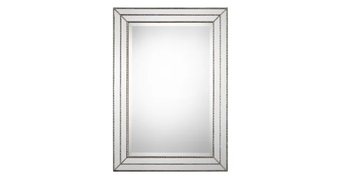Roseto 23-7/8″ W x 33-7/8″ H Rectangular Framed Bathroom Mirror
