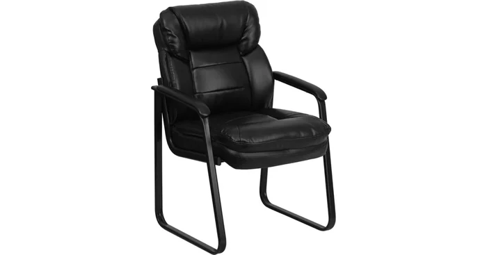 Roseto 36 Inch LeatherSoft Mid Back Accent Chair