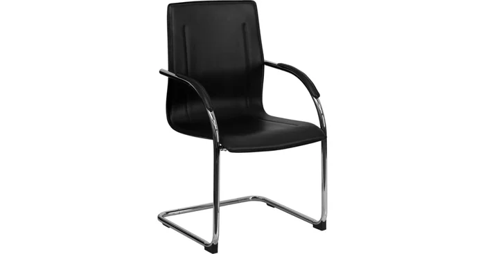Roseto 38-1/4 Inch Vinyl Mid Back Accent Chair