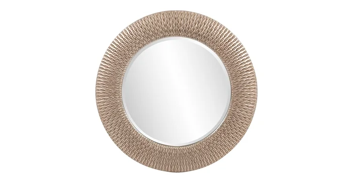Roseto Bergman 32″ Diameter Circular Framed Bathroom Mirror