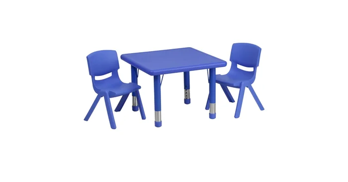 Roseto Three Piece Plastic Framed Classroom Set