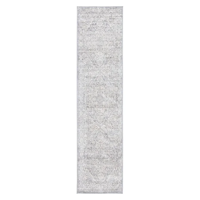 Safavieh Brentwood 832 Rugs, Light Grey / Ivory, 2′ X 12′, Runner