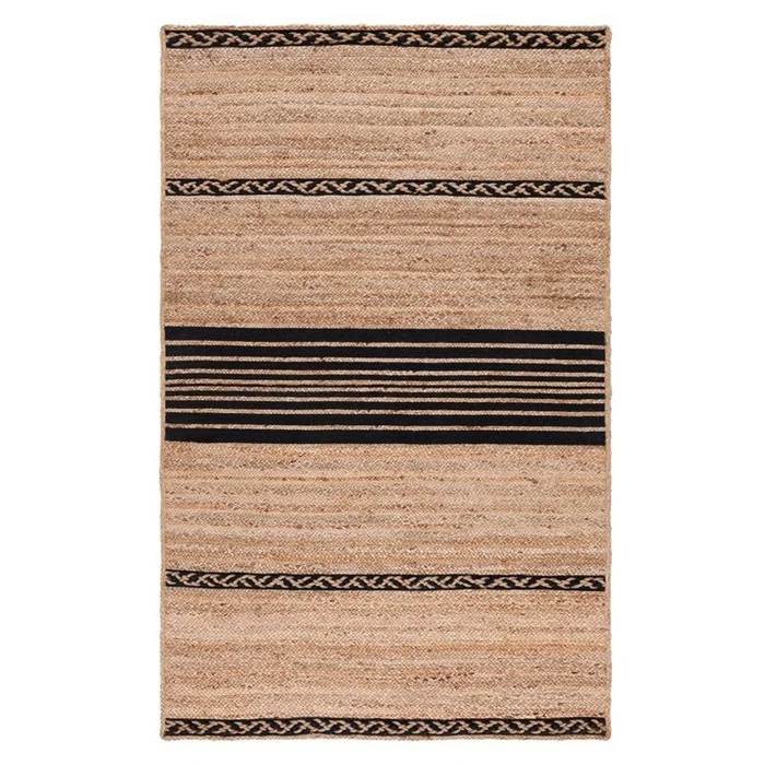 Safavieh Natural Fiber 262 Rugs, Natural / Black, 3′ X 5′, Small Rectangle