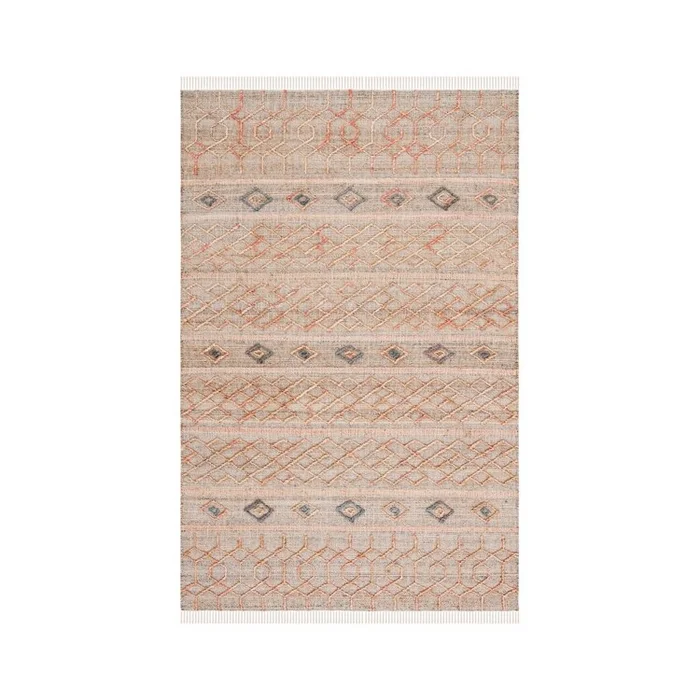 Safavieh Natural Fiber 402 Rugs, Natural / Rust, 5′ X 8′, Medium Rectangle