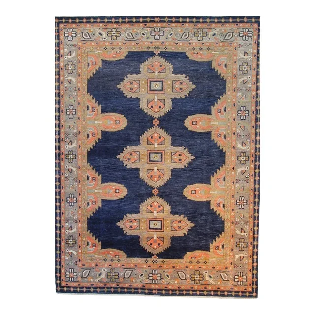 Samara Rug, Navy Blue 10×14