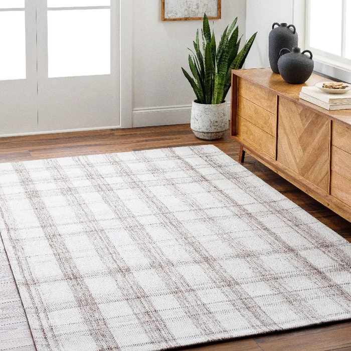 Sammy Modern Metallic – Silver Area Rug – Becki Owens x Livabliss