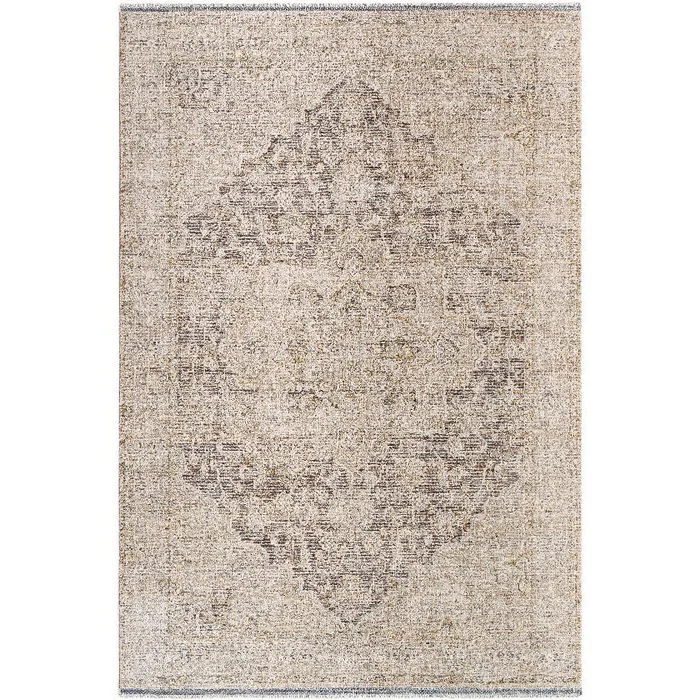 Sandrea Traditional Light Brown Area Rug