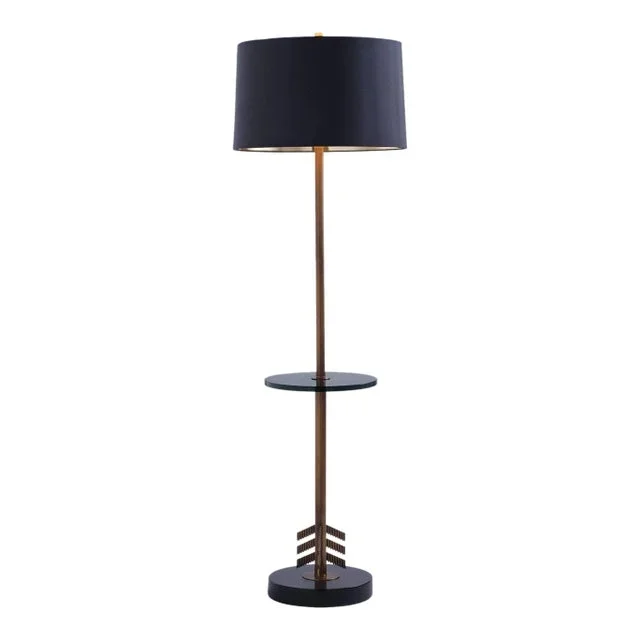 Scalamandre Maison by Port 68 Franco Floor Lamp with Table