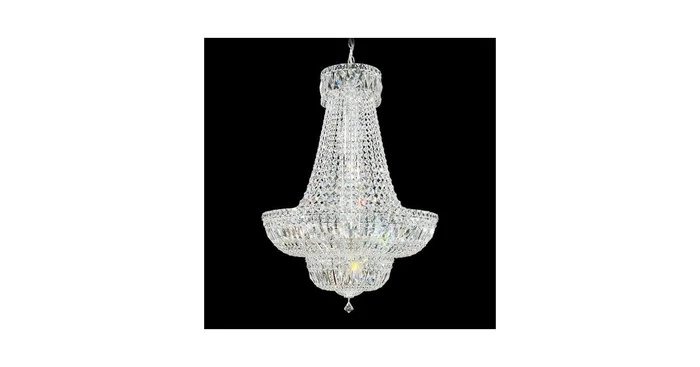 Schonbek Petit 23 Light 24″ Wide Crystal Empire Chandelier with Clear Swarovski Crystals