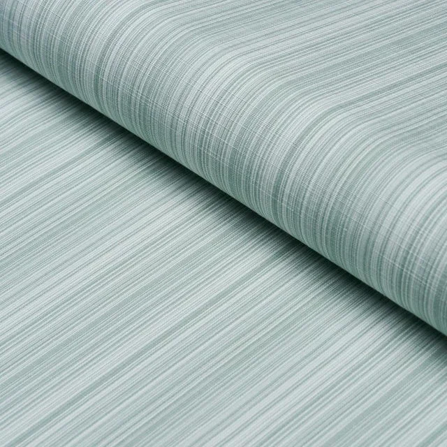 Schumacher X Mark D. Sikes Gracie Solid Strié Fabric In Mint Green
