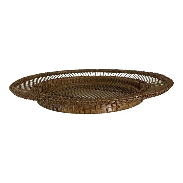 Set of 4 Rattan Chargers