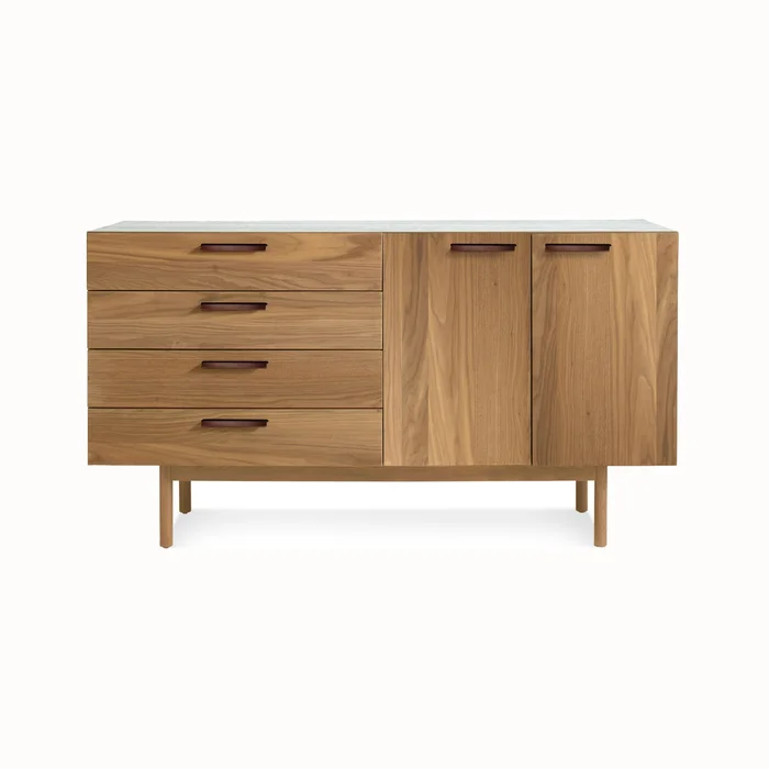 Shale 4 Drawer/2 Door Credenza