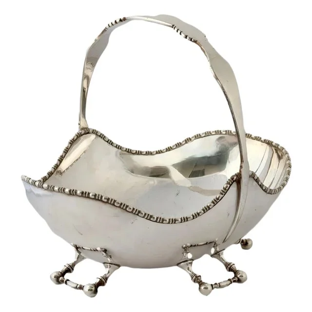 Silver-Plate Basket, Christopher Dresser