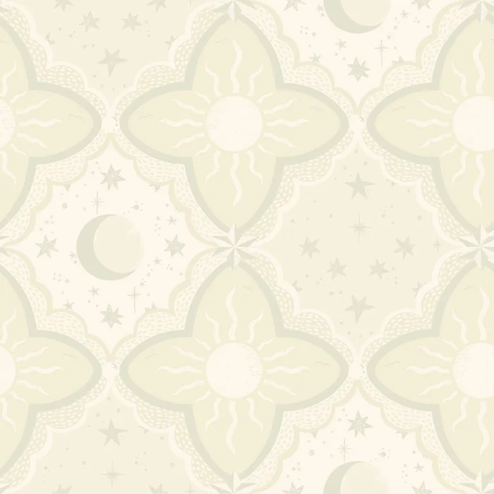 Sol & Måne Wallpaper – Beige/ Gray