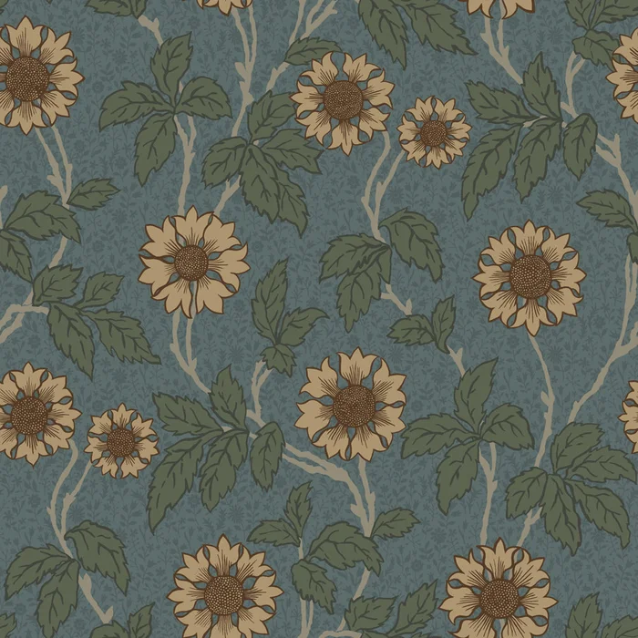 Solvej Wallpaper – Blue