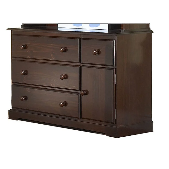 Sorelle Shaker Double Dresser in Espresso