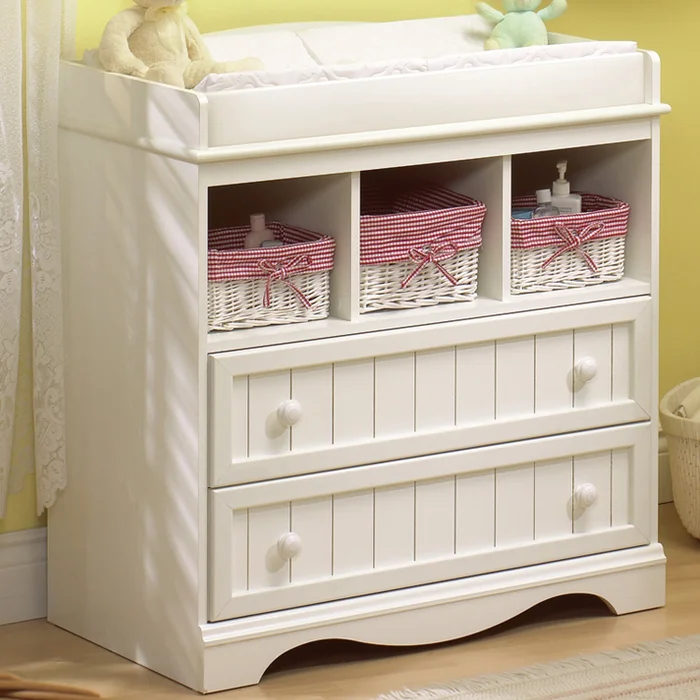 SouthShore Savannah Changing Table in Pure White