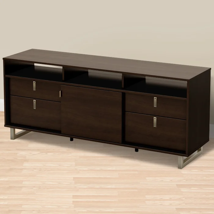 SouthShore UBER TV Stand in Mocha