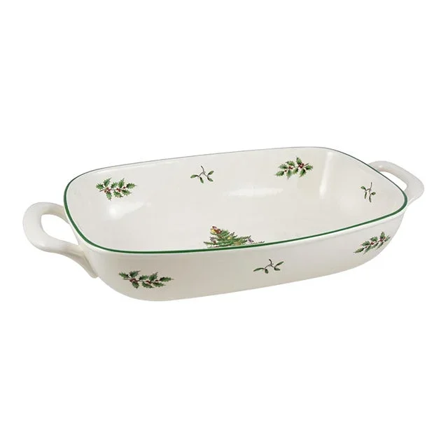 Spode Christmas Tree Bread Basket 14″ x 7.75″