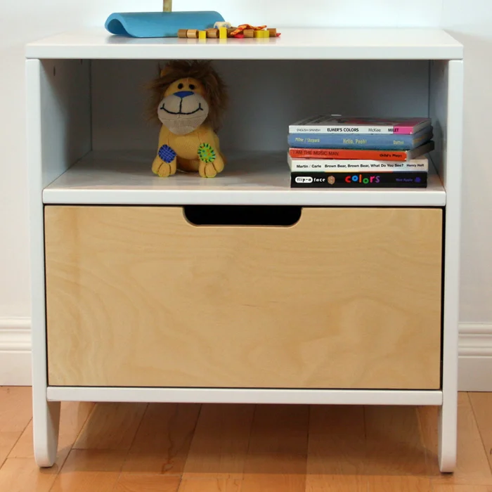 Spot On Square Hiya Nightstand in Birch